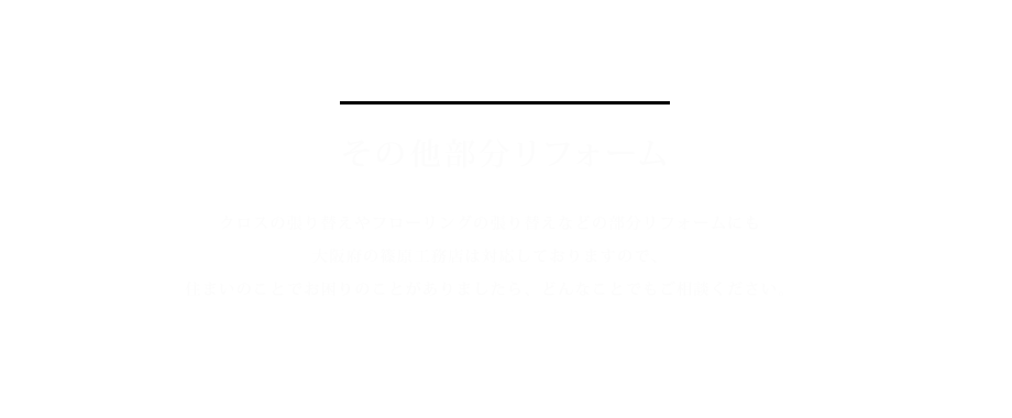 その他部分リフォーム